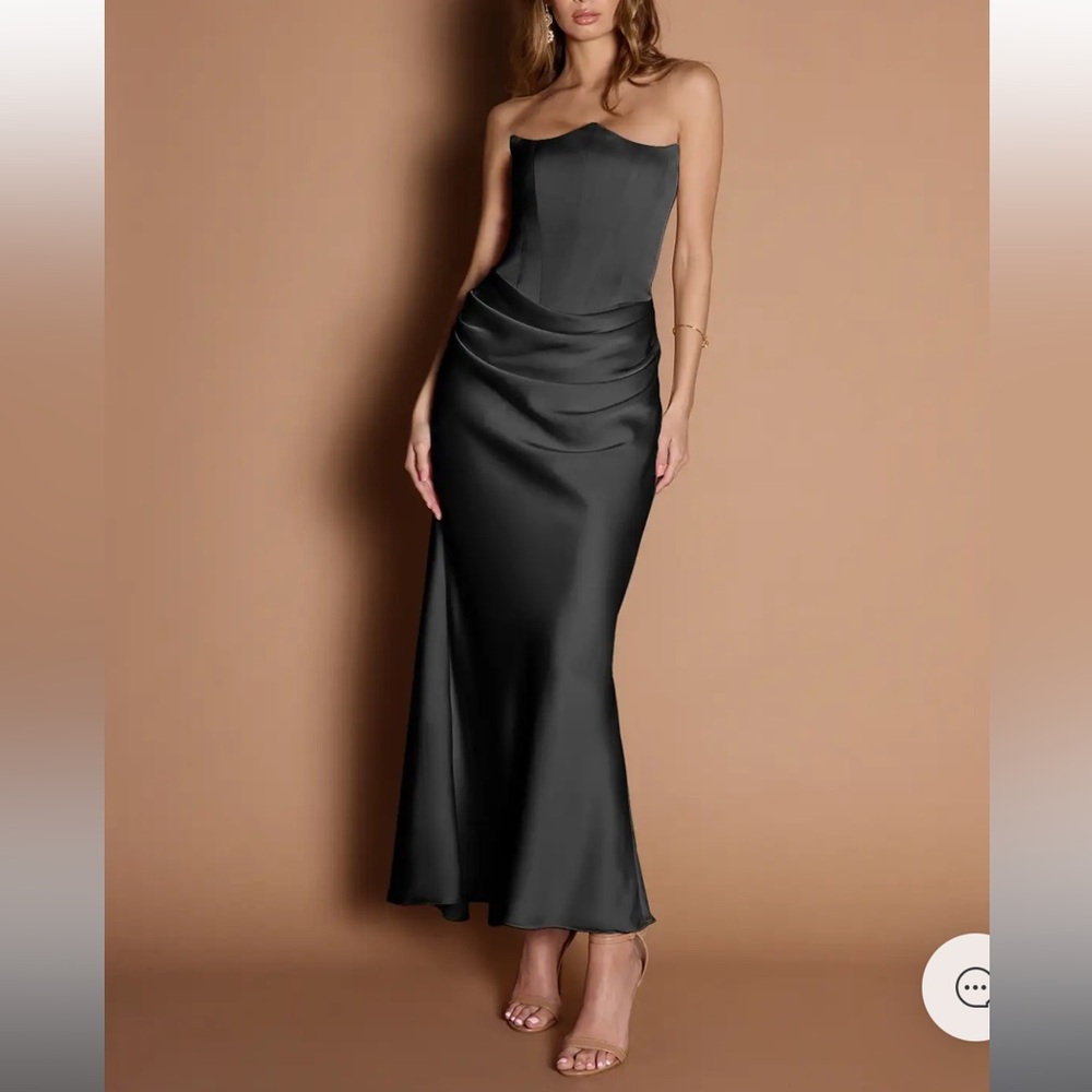 Azazie Debby Black Maxi Dress